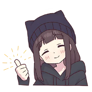 Sticker from Куруми-чан (bonus) @Nyasticks