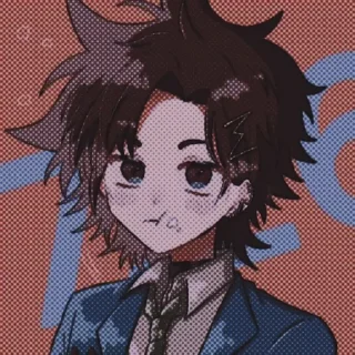 😐 emoji Джо Тазуна Telegram sticker 15 of 40