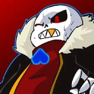 🤩 emoji Fell!sans underverse ⊹ @Ruzi_heh Telegram sticker 13 of 55