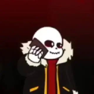 Sticker from Fell!sans underverse ⊹ @Ruzi_heh