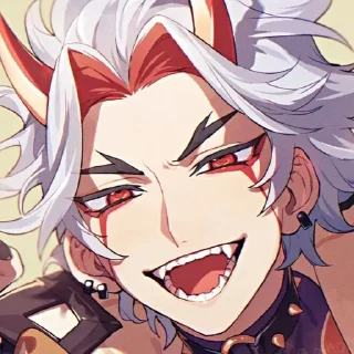 😎 emoji Я кинню Аратаки Итто :: @Murrr0r Telegram sticker 16 of 55