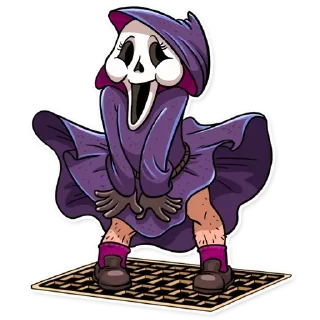 😳 emoji Scream @stickersb2b Telegram sticker 9 of 25