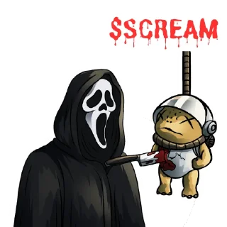 ❤️ emoji $SCREAM Telegram sticker 20 of 49