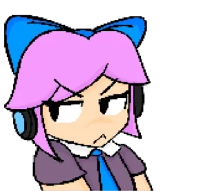 🌟 emoji Mirai from Tower heroes Telegram sticker 15 of 28
