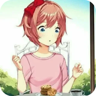 🍪 emoji Sayori - @sayonara1846 Telegram sticker 5 of 120