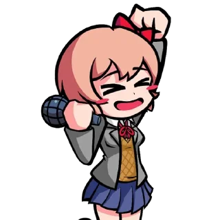 🌟 emoji Sayori FNF Telegram sticker 15 of 30