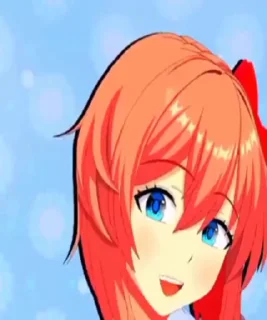 🌟 emoji Sayori Ddlc Telegram sticker 10 of 73