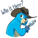 🕵 emoji Otter Mr. Otto Telegram sticker 13 of 35
