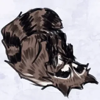 ❤️ emoji Енотик Карл!!! Telegram sticker 5 of 8