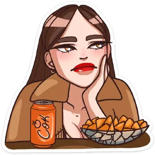 🍟 emoji Нэнси (@TgSticker) Telegram sticker 12 of 48