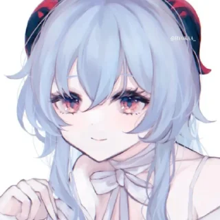 💙 emoji Гань Юй Telegram sticker 13 of 70