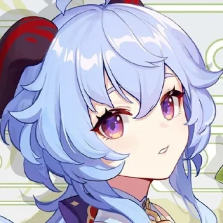💙 emoji Гань Юй Telegram sticker 12 of 70