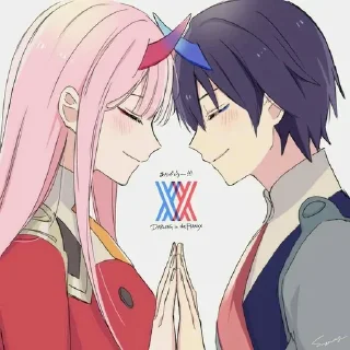Sticker from Милый во франксе @anime_sticks