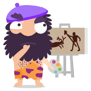 🌟 emoji TheCaveman Telegram sticker 8 of 23