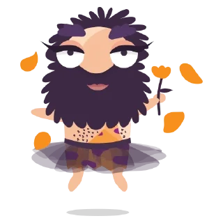 🌟 emoji TheCaveman Telegram sticker 19 of 23