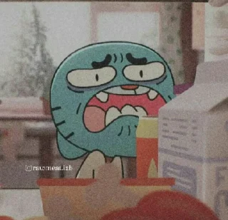 😩 emoji Just Gumball Telegram sticker 24 of 31