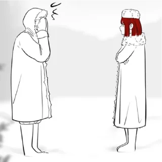 😶 emoji Половинка моя Telegram sticker 7 of 73
