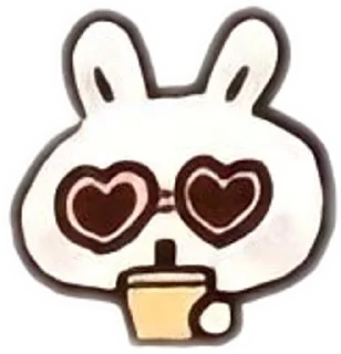 🐰 emoji зайчики🐰 // @forewt Telegram sticker 5 of 22
