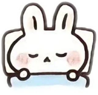 🐰 emoji зайчики🐰 // @forewt Telegram sticker 12 of 22