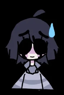 😅 emoji Core!Frisk Telegram sticker 12 of 17