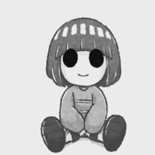 ☺️ emoji Core!Frisk @Undertale_Love_Forever Telegram sticker 9 of 23