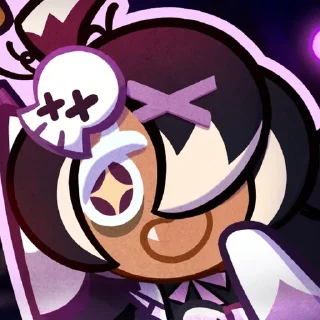 💜 emoji Black garlic cookie👻 Telegram sticker 5 of 77