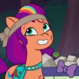 🫣 emoji My Little Pony 🌈 @this_is_sticker_party Telegram sticker 14 of 49