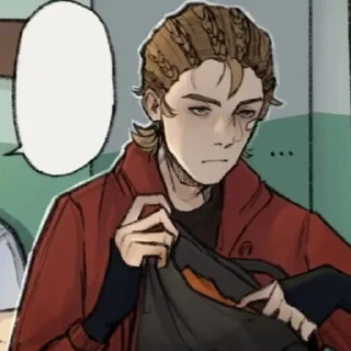 😑 emoji юра исаковский/руманга "вместе Telegram sticker 13 of 110