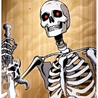 💀 emoji @M0nteRrRr | Warrior Skeleton Telegram sticker 10 of 106