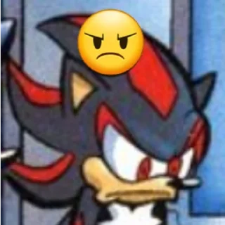🤬 emoji Соник мем Telegram sticker 19 of 91