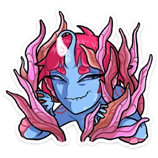 😏 emoji Лорелея от @tmemillik Telegram sticker 22 of 49