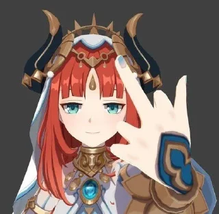 🖕 emoji Nilou supremacy Telegram sticker 16 of 41