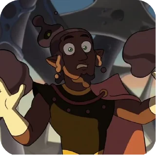 😧 emoji Darius😮‍💨 Telegram sticker 5 of 53