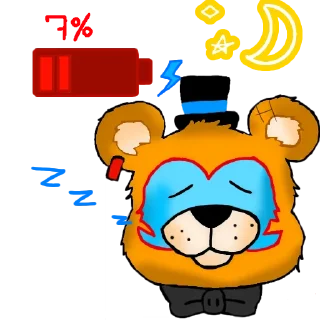 🌟 emoji GlamRock Freddik Telegram sticker 10 of 11