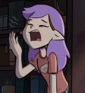 😪 emoji Amity Blight from Ao MINt Telegram sticker 17 of 91