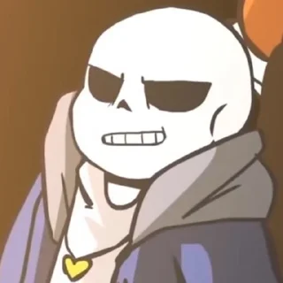 🖤 emoji |•Sans| •by Tobe fox| •Undertale Telegram sticker 8 of 22