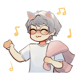 ☺️ emoji Минами-кун @nyasticks Telegram sticker 6 of 32