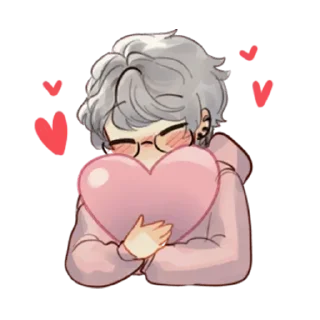 ❤️ emoji Минами-кун @nyasticks Telegram sticker 14 of 32