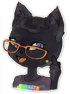 😎 emoji Кот Telegram sticker 24 of 24