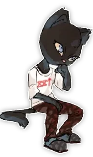 😟 emoji Кот Telegram sticker 6 of 24