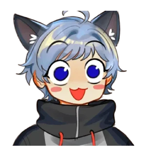 🤩 emoji Нему-кун - @tg_sticks Telegram sticker 12 of 16
