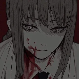 🖤 emoji Макима❤🖤 Telegram sticker 14 of 45