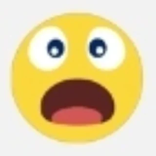 😮 emoji Вайбер Telegram sticker 8 of 48