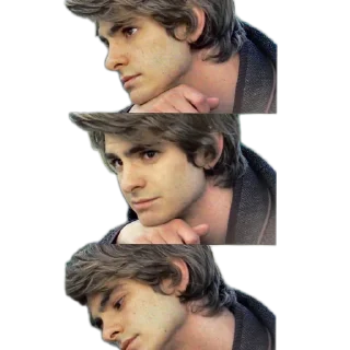 💇 emoji Эндрю Гарфилд Telegram sticker 19 of 36