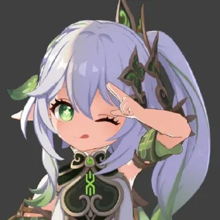 😄 emoji ♡Нахида♡Кусанали♡ Telegram sticker 19 of 23
