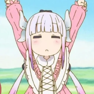 😌 emoji ♡Kanna Kamui! Telegram sticker 13 of 47