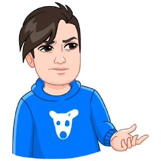 🤔 emoji Мои vmoji Telegram sticker 17 of 38