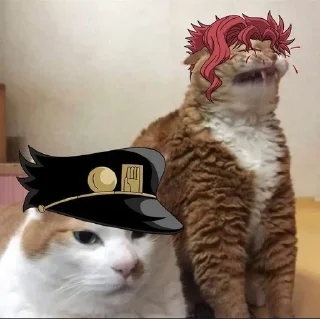 😶 emoji Джо Джо🤨 Telegram sticker 16 of 111