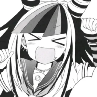 😆 emoji Ibuki Mioda best (2) Telegram sticker 21 of 60