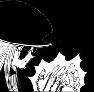 ⛓ emoji kurapika @gokittygoe // @evexioq Telegram sticker 20 of 120